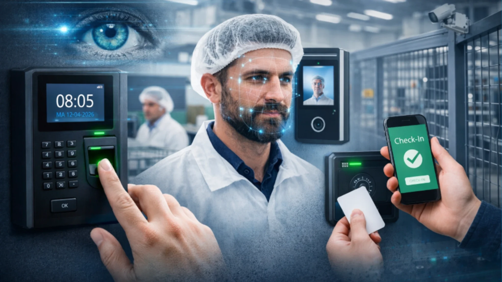 Biometrische toegangscontrole en tijdregistratie